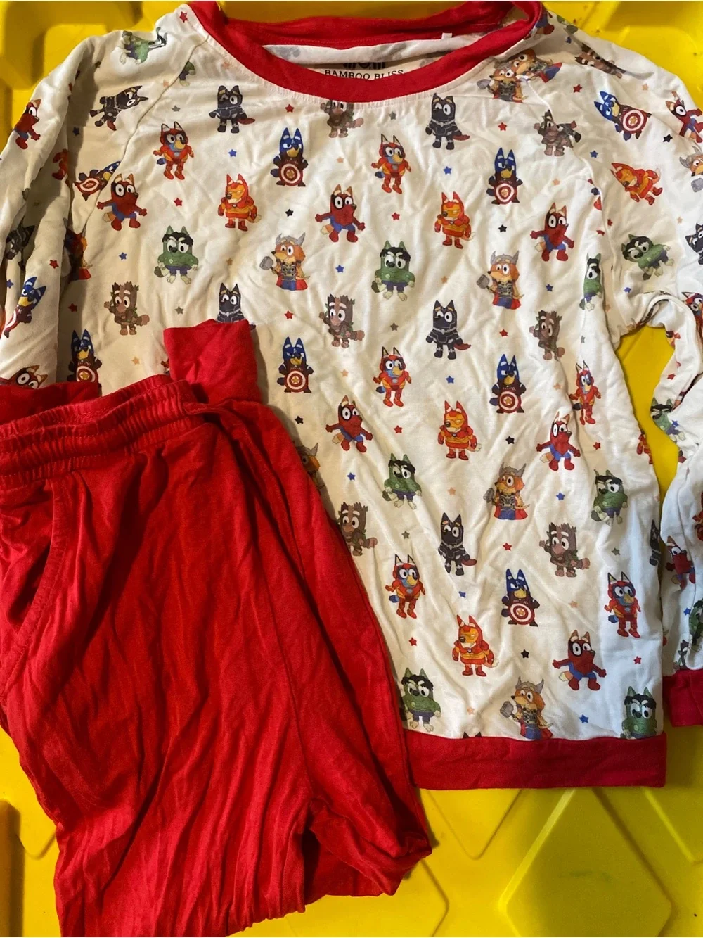 5/6 bamboo daywear jogger set EUC